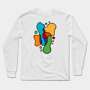 Abstract color Long Sleeve T-Shirt